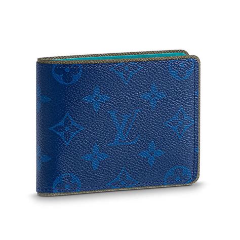 Louis Vuitton wallet men blue